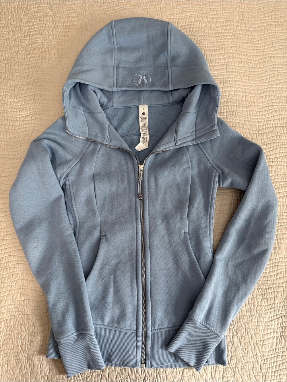 lululemon athletica Blue Zip-Up Hoodie